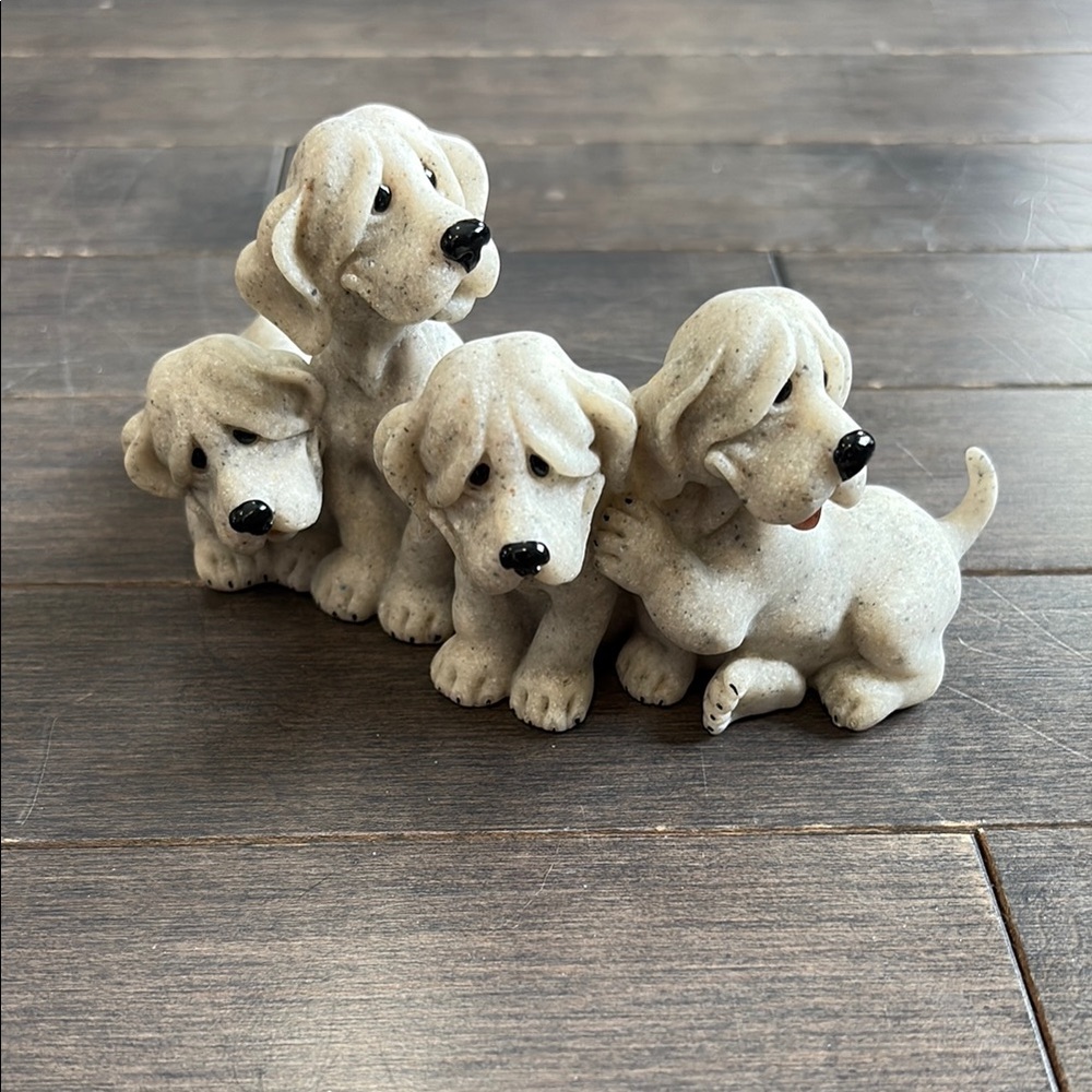 Quarry Critters ‘Puzzled’ Puppies Collectible Figure